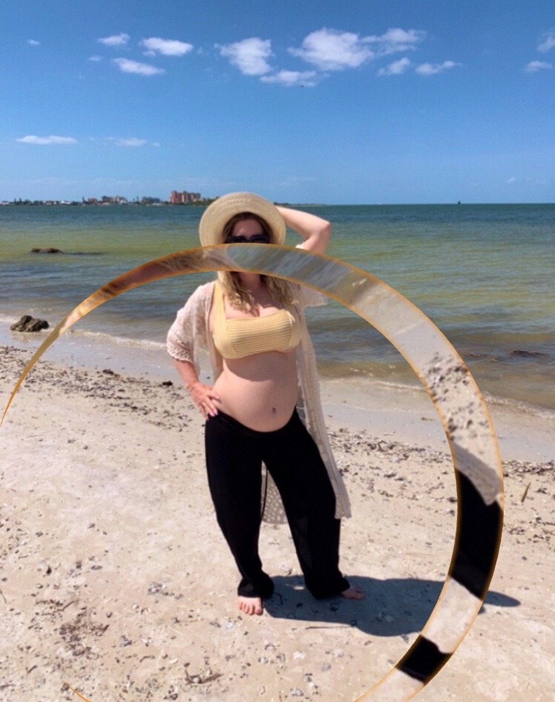 Pregnant Mischa York